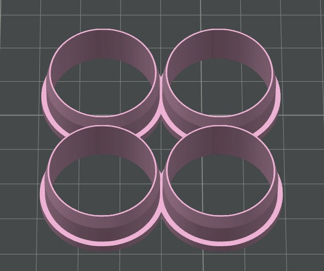 Circle Multi Cookie Cutter / Polymer Clay Cutter