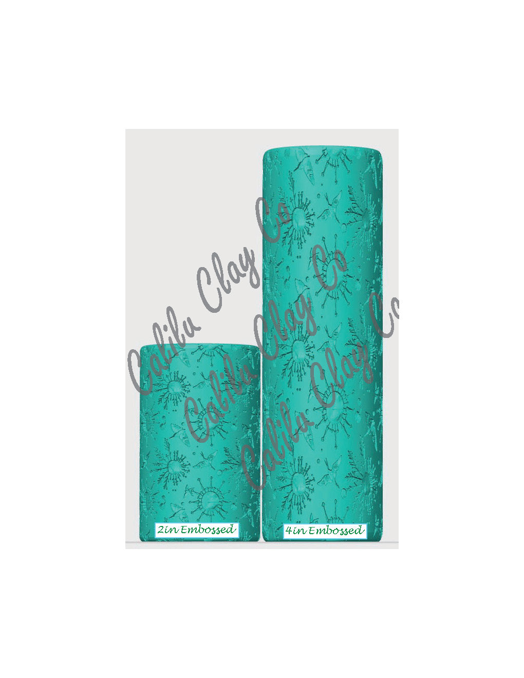 Celestial Winter Polymer Clay / Cookie Dough Texture Roller