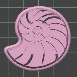 Conch Shell Cookie Cutter / Polymer Clay Cutter