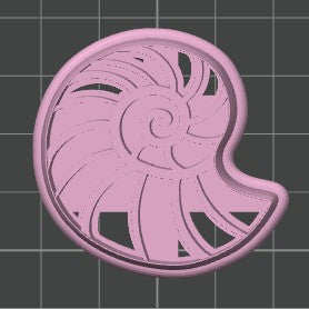 Conch Shell Cookie Cutter / Polymer Clay Cutter