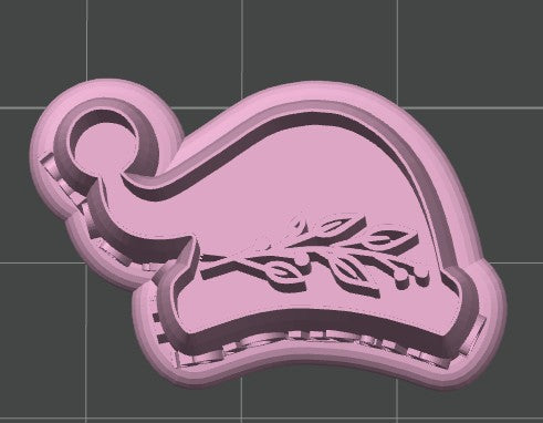 Elf Hat Cookie Cutter / Polymer Clay Cutter