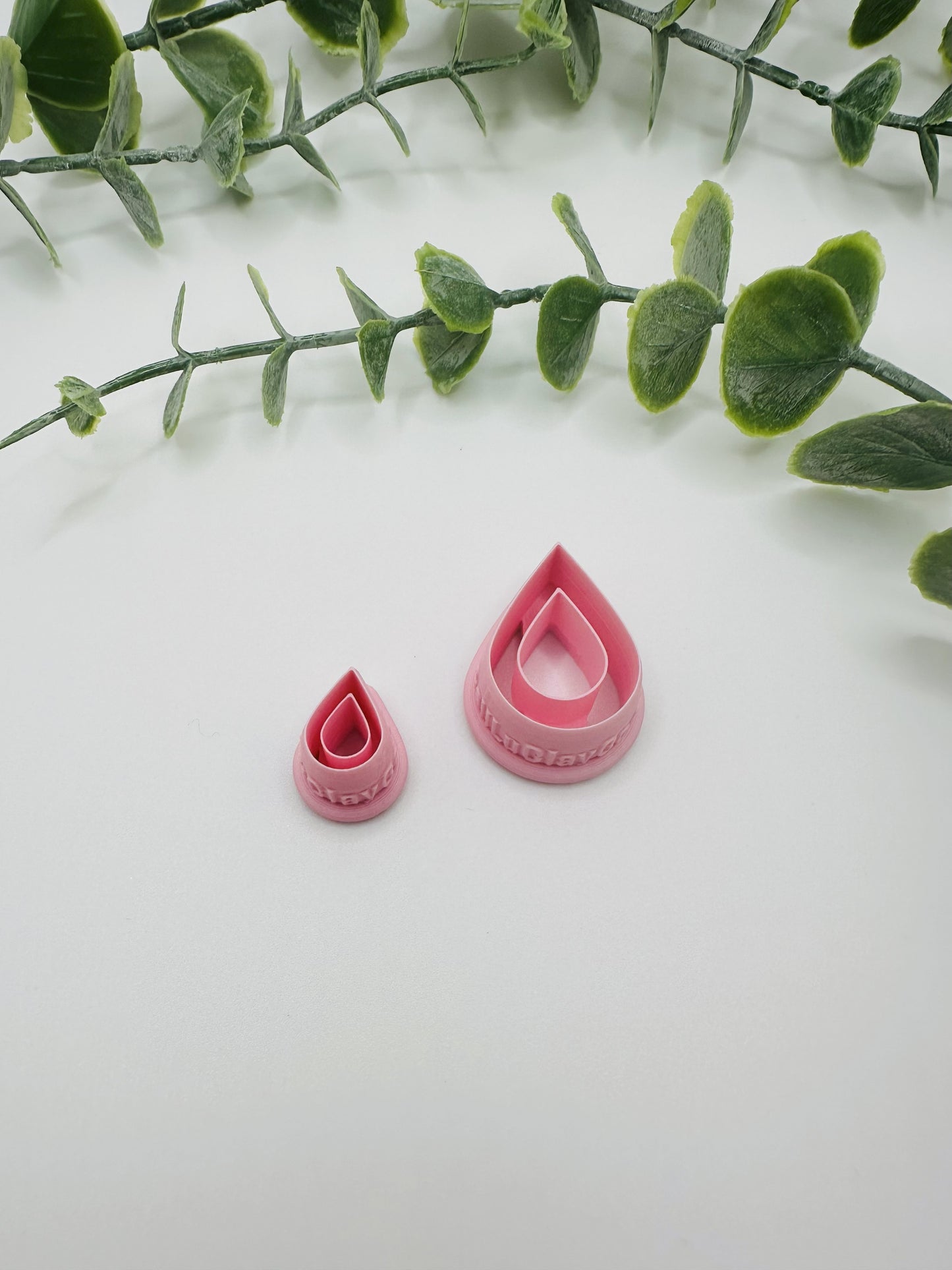 Teardrop Hoop Cookie Cutter / Polymer Clay Cutter