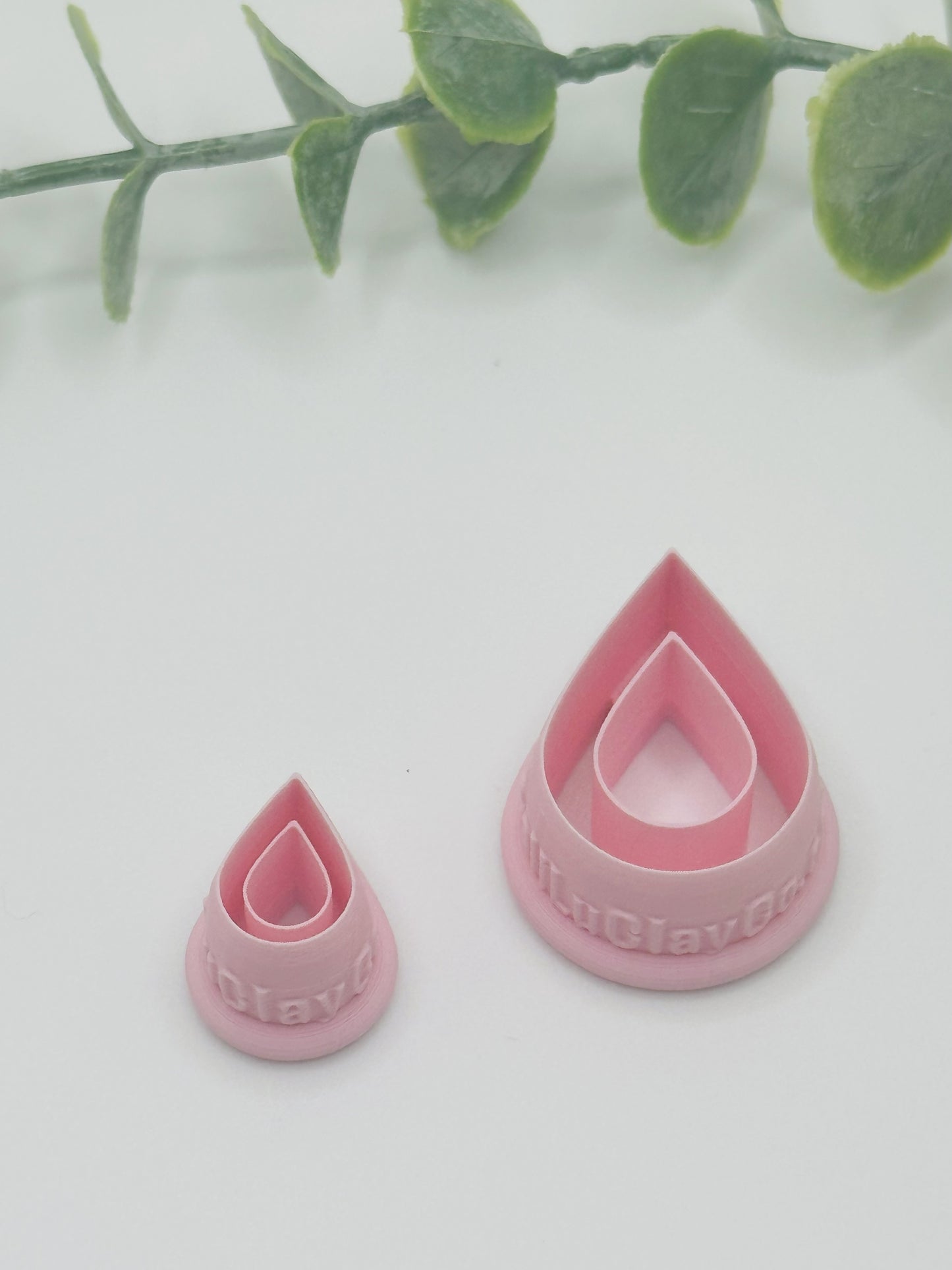 Teardrop Frame Cookie Cutter / Polymer Clay Cutter