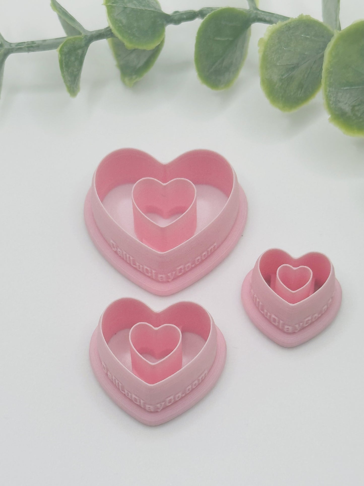 Heart Hoop Cookie Cutter / Polymer Clay Cutter