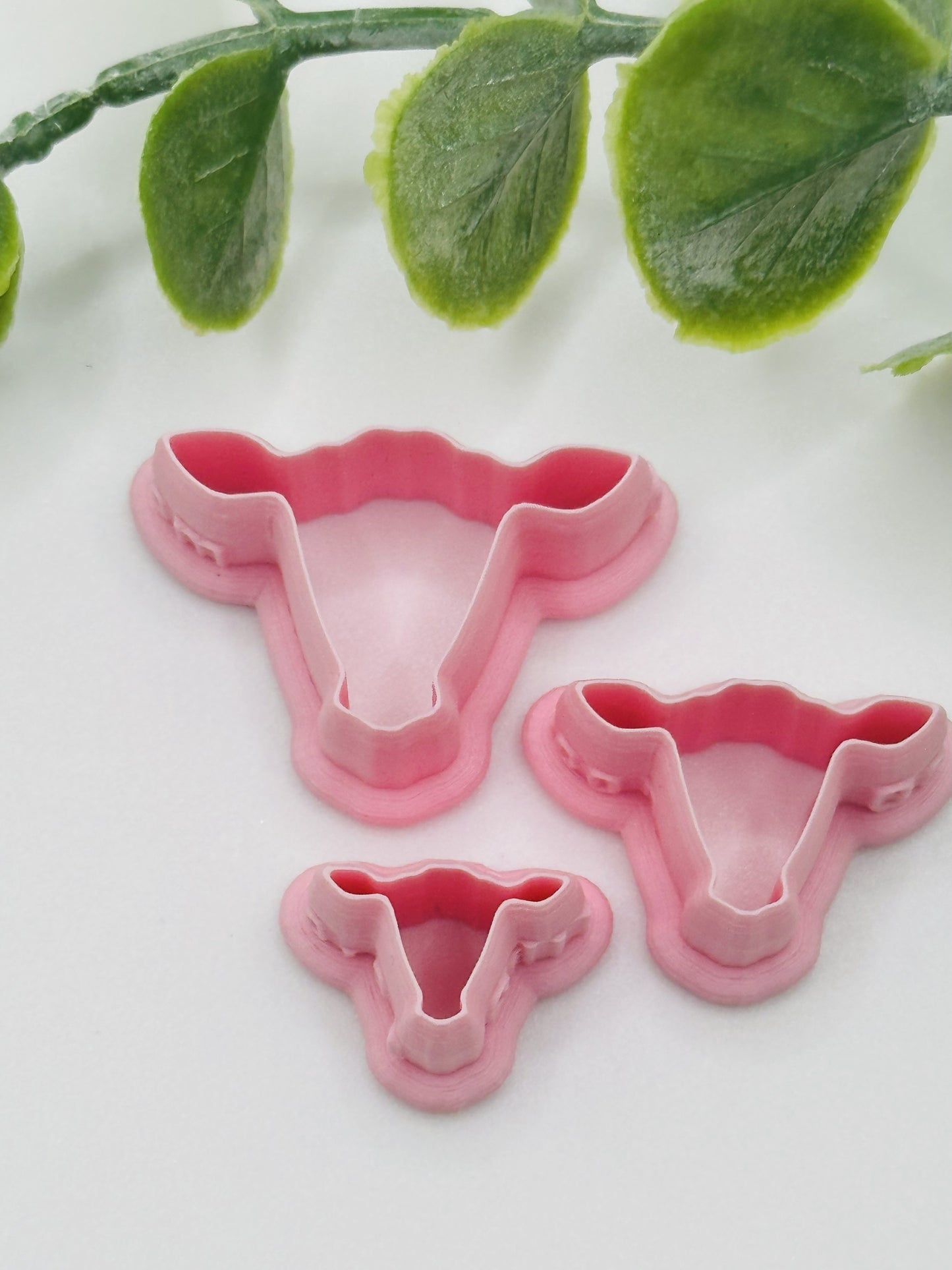 Cow Head Cookie Cutter / Polymer Clay Cutter