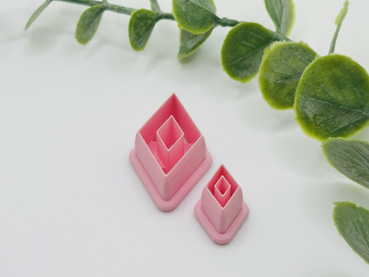 Diamond Hoop (Middle Diamond Cut out) Cookie Cutter / Polymer Clay Cutter