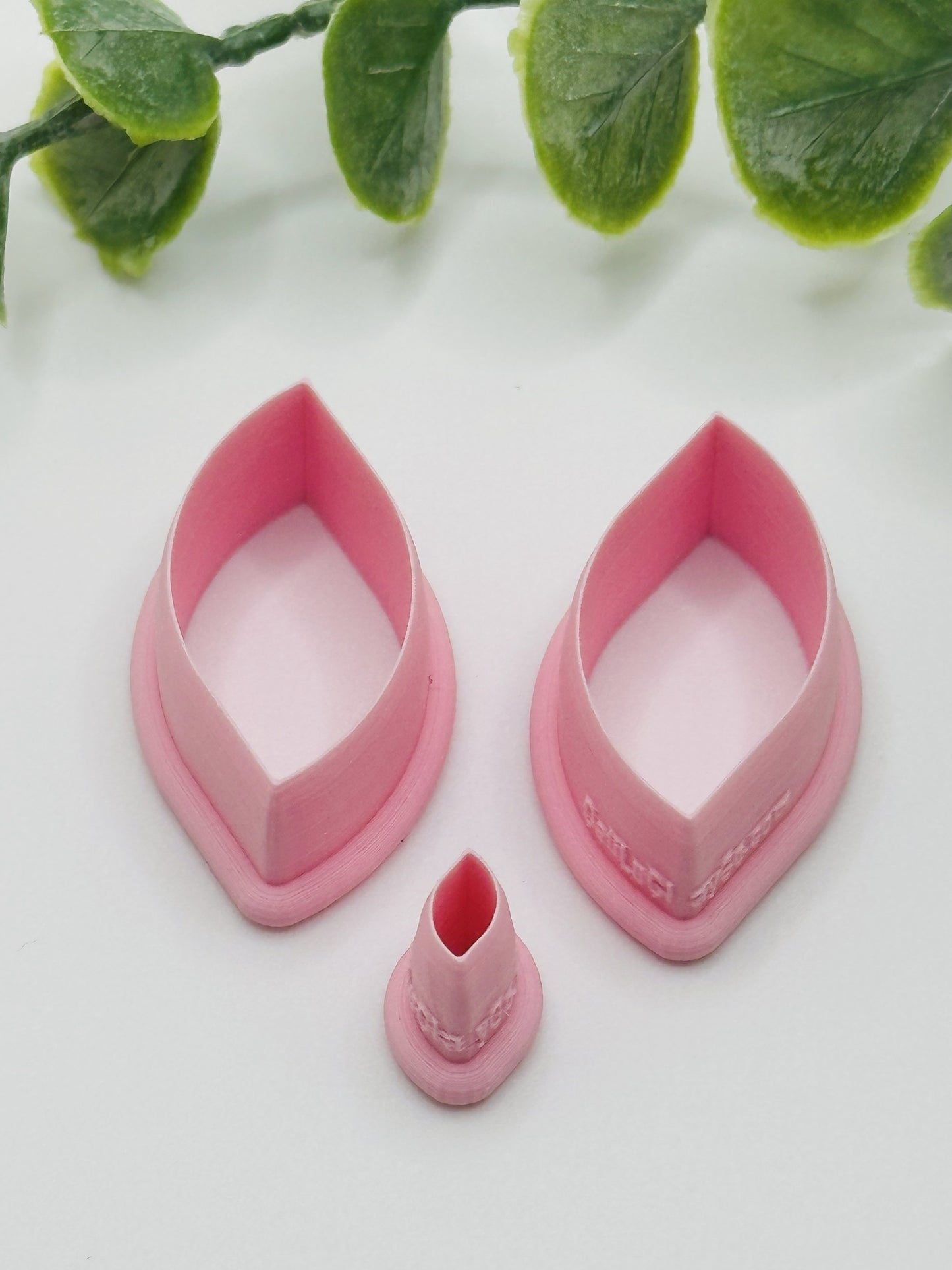 Wavy Teardrop Cookie Cutter / Polymer Clay Cutter