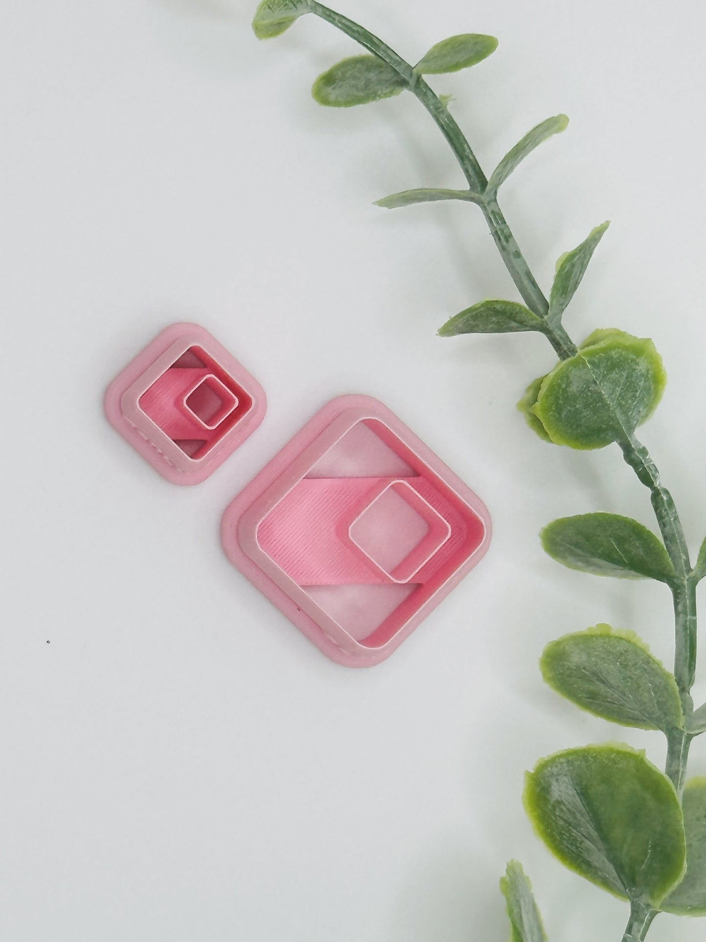 Square Diamond Hoop Cookie Cutter / Polymer Clay Cutter