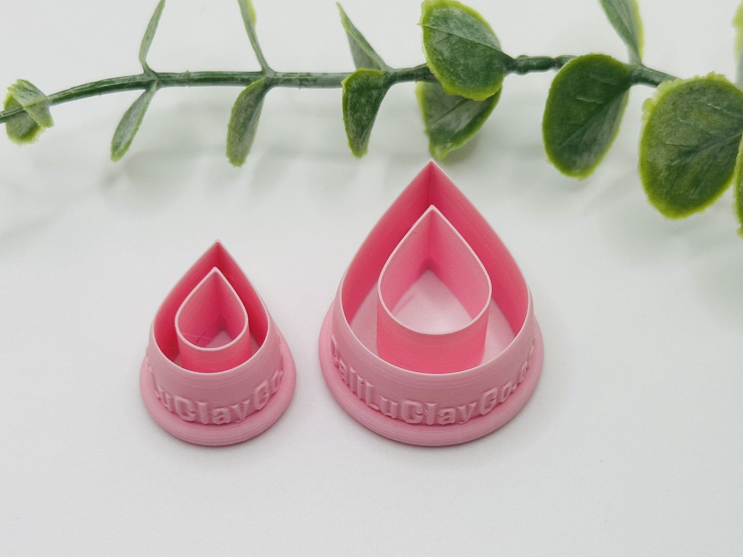 Teardrop Hoop Cookie Cutter / Polymer Clay Cutter