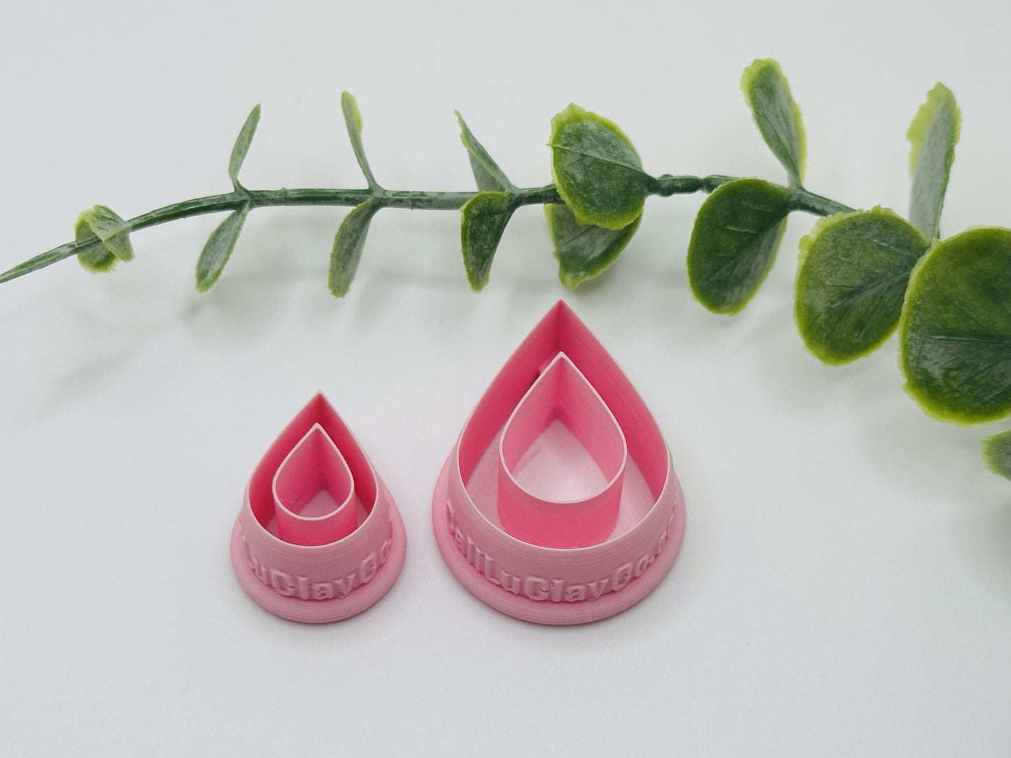 Teardrop Hoop Cookie Cutter / Polymer Clay Cutter
