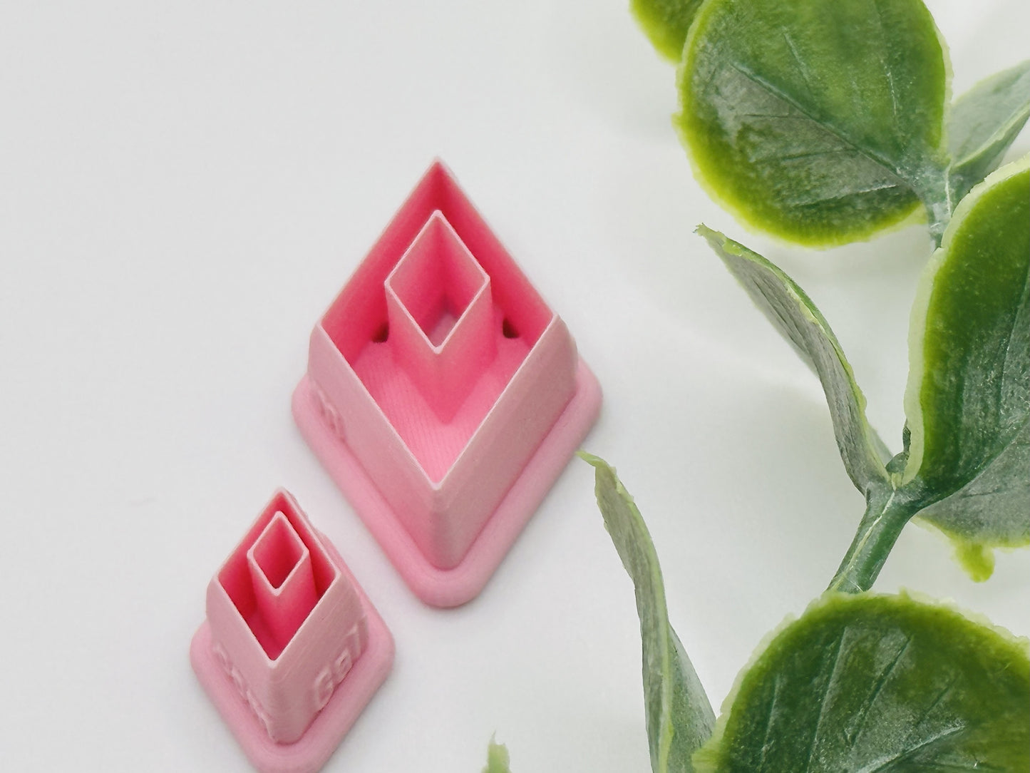 Diamond Hoop (Top Diamond Cut out) Cookie Cutter / Polymer Clay Cutter