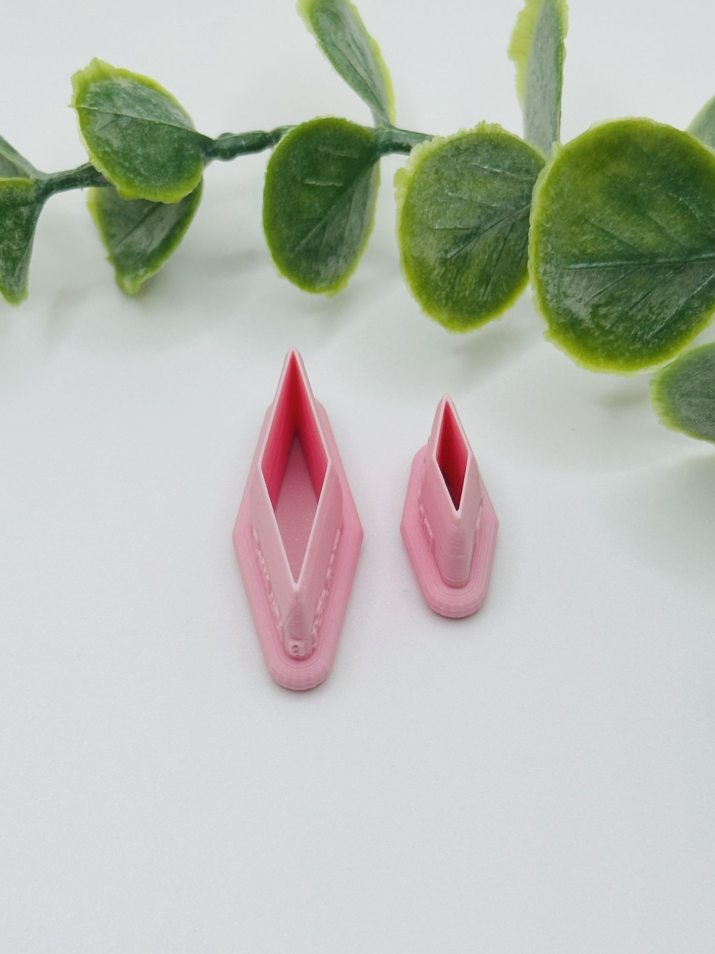 Long Thin Diamond Cookie Cutter / Polymer Clay Cutter