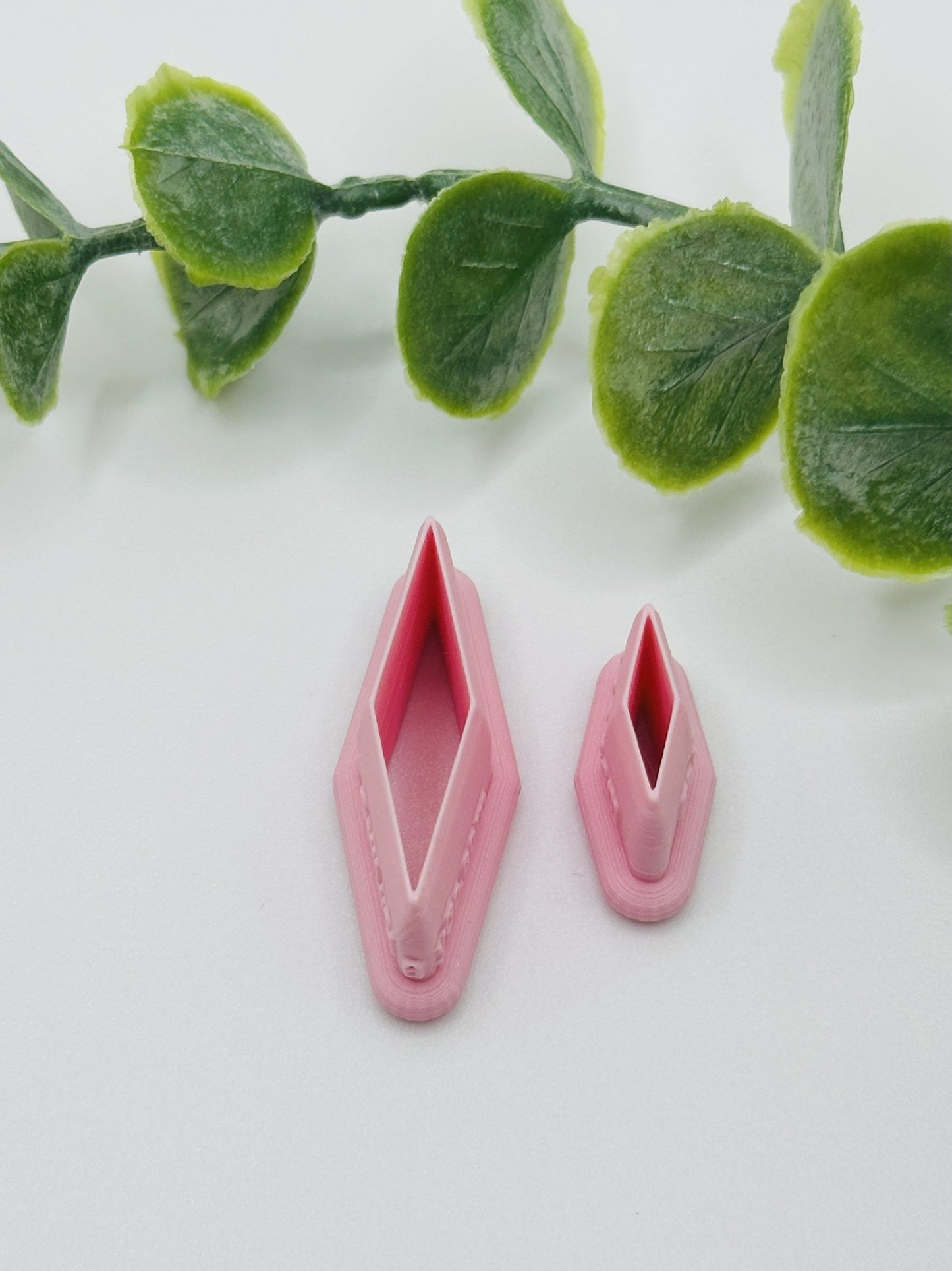 Long Thin Diamond Cookie Cutter / Polymer Clay Cutter