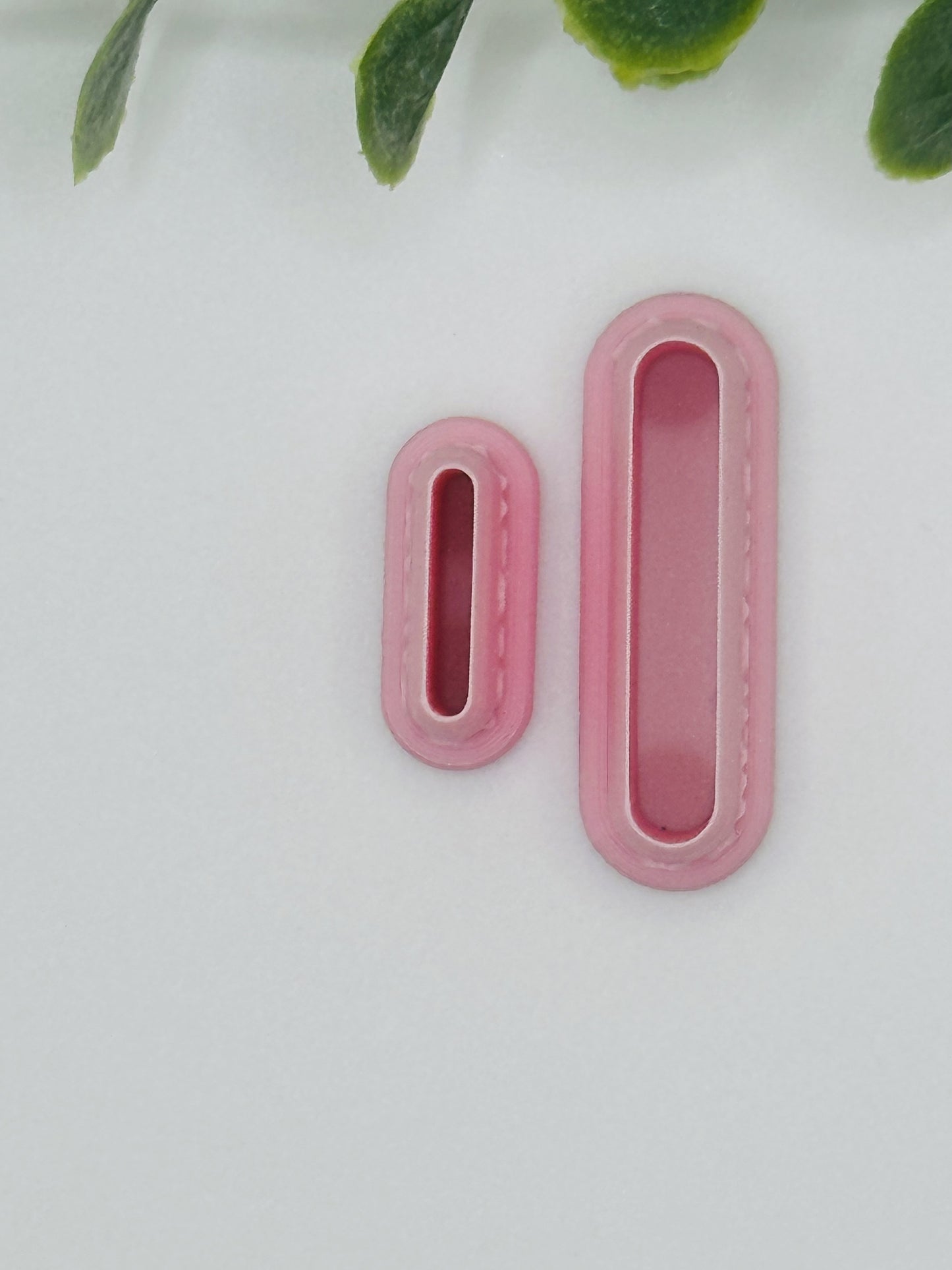 Long Thin Oval #1 Cookie Cutter / Polymer Clay Cutter