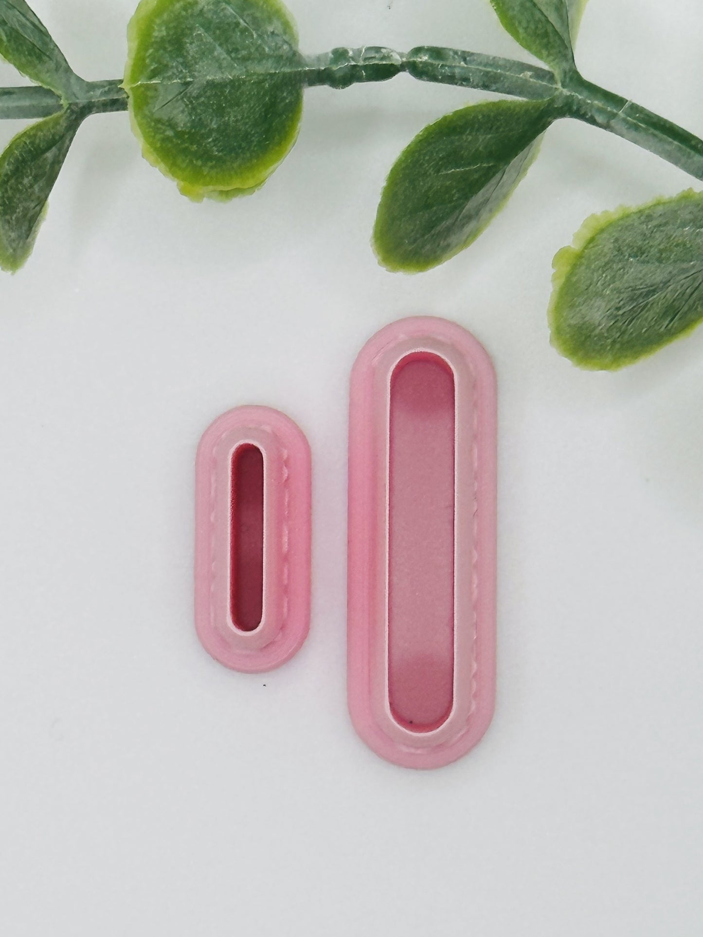 Long Thin Oval #1 Cookie Cutter / Polymer Clay Cutter
