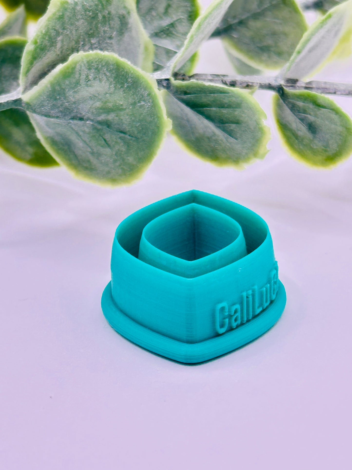 Rounded Diamond Hoop Polymer Clay Cutter