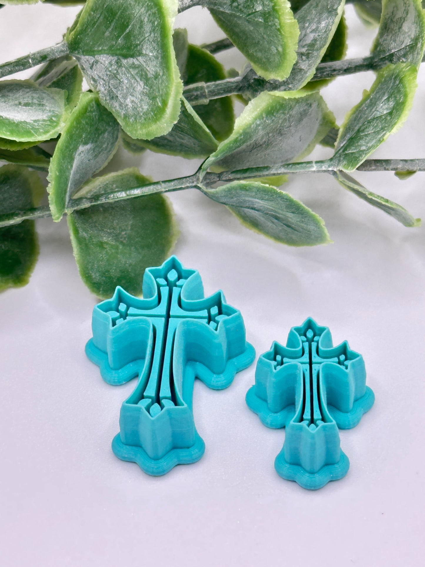 Ornate Cross Polymer Clay Cutter
