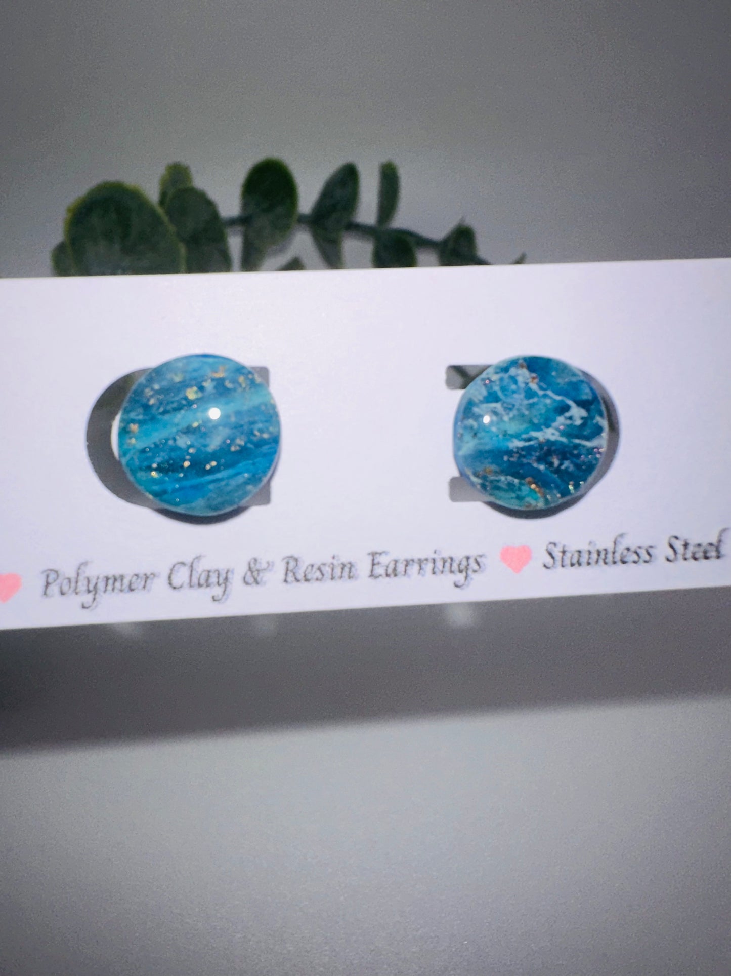 Round Ocean Studs