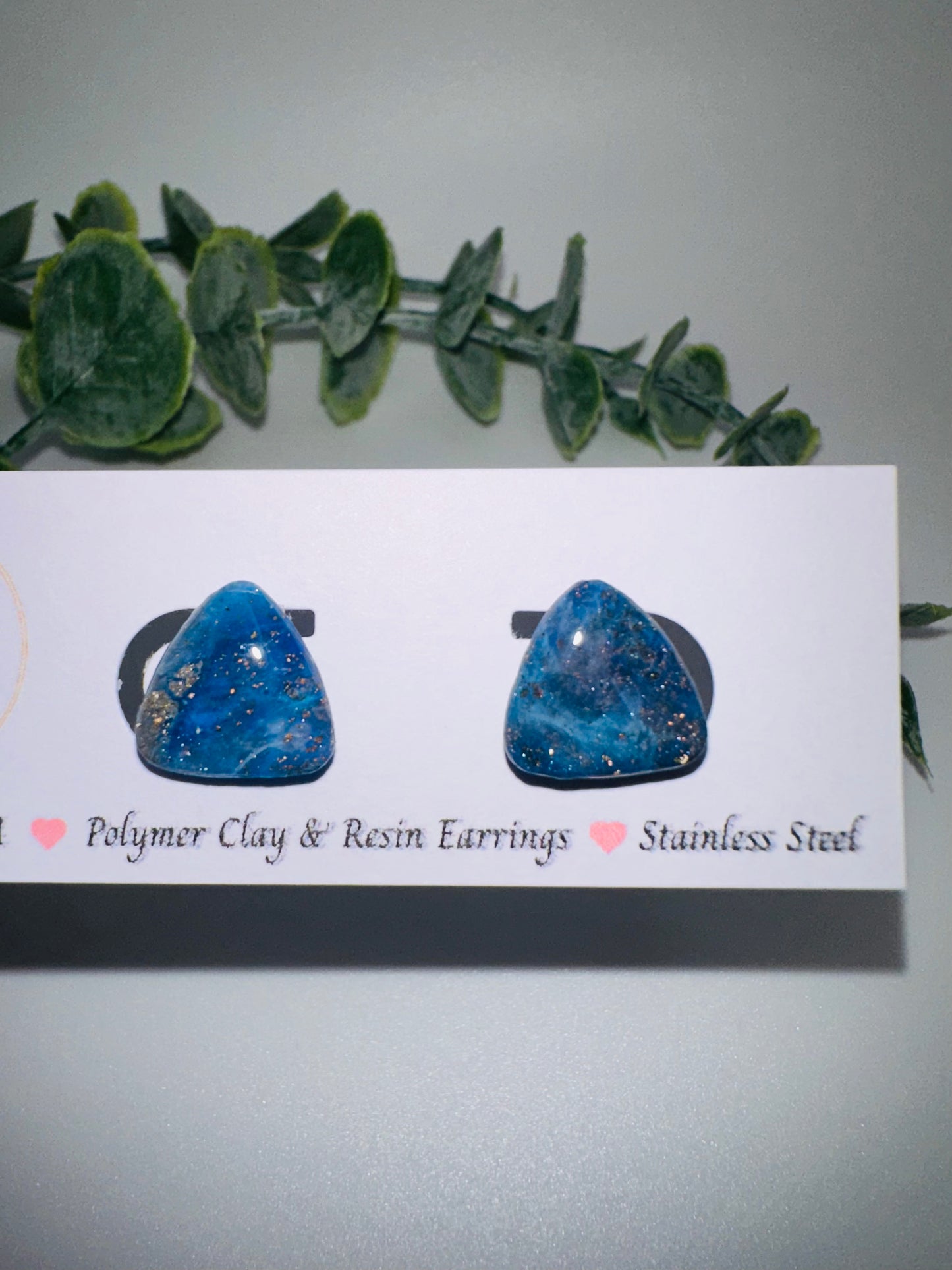 Ocean Triangle Studs