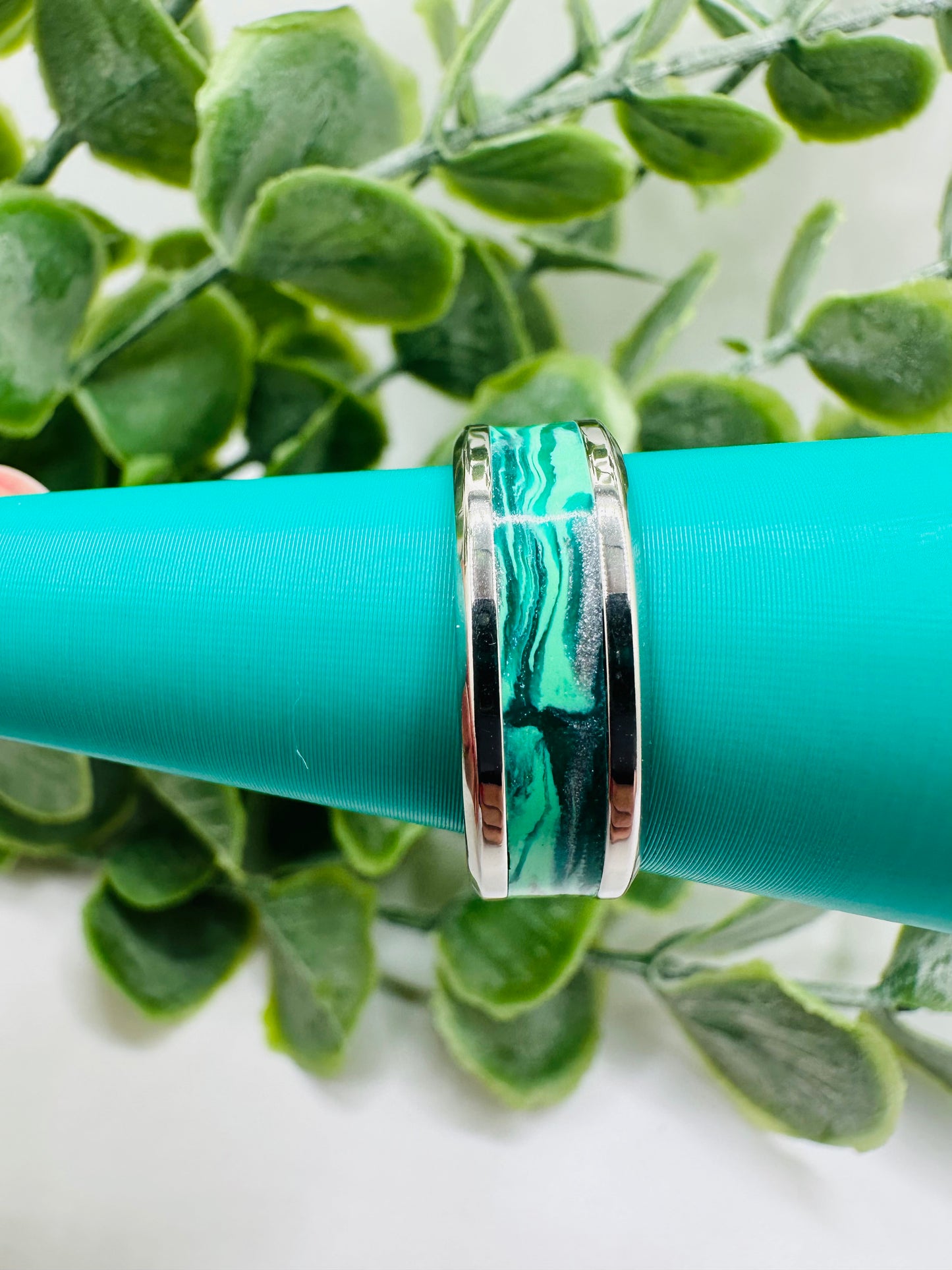Marbled Teal Ring