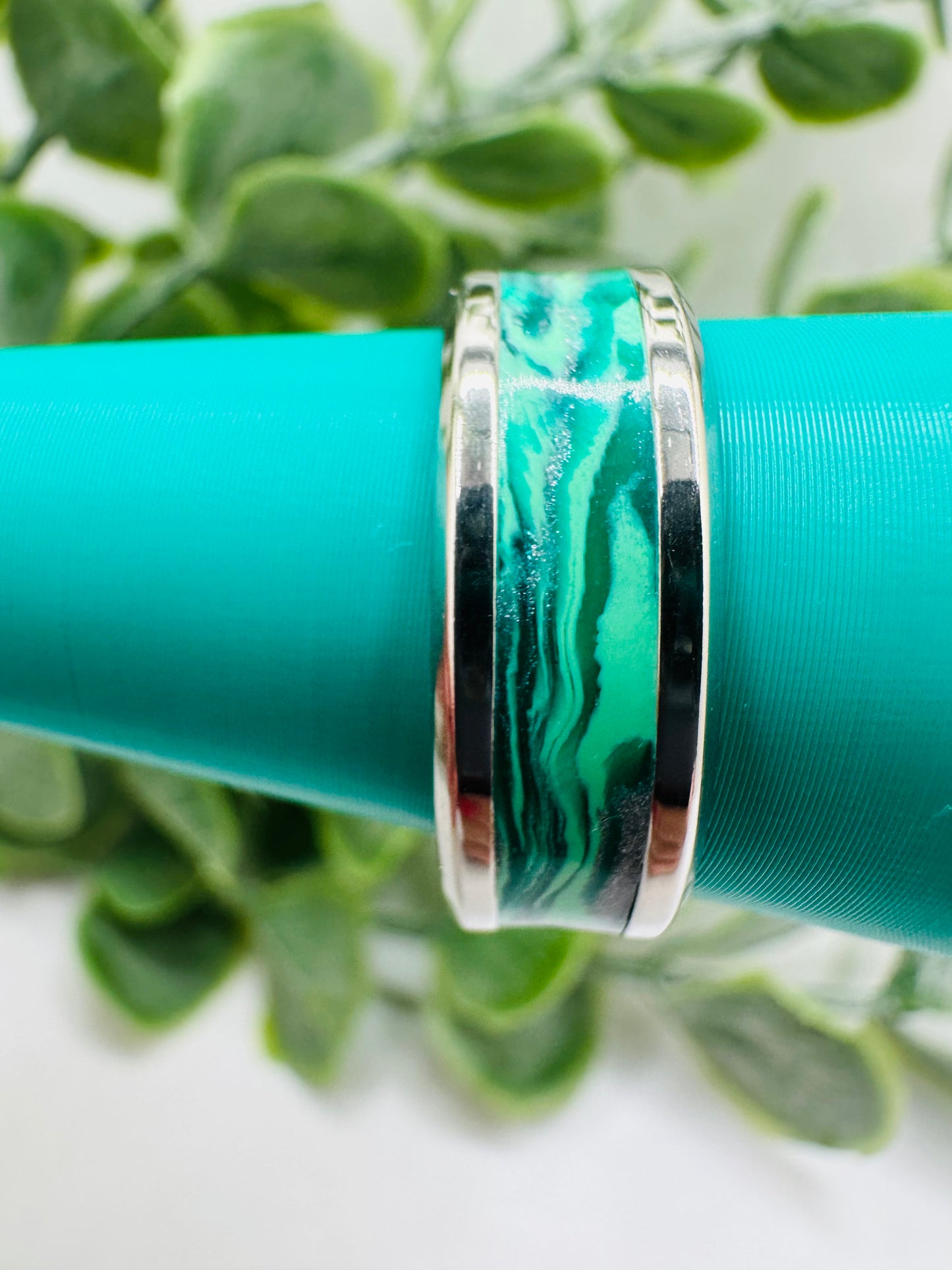 Marbled Teal Ring