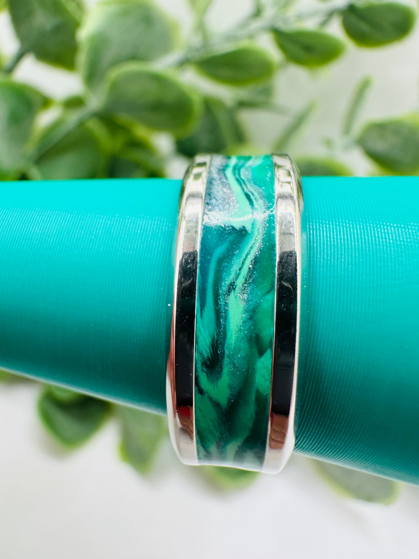 Marbled Teal Ring