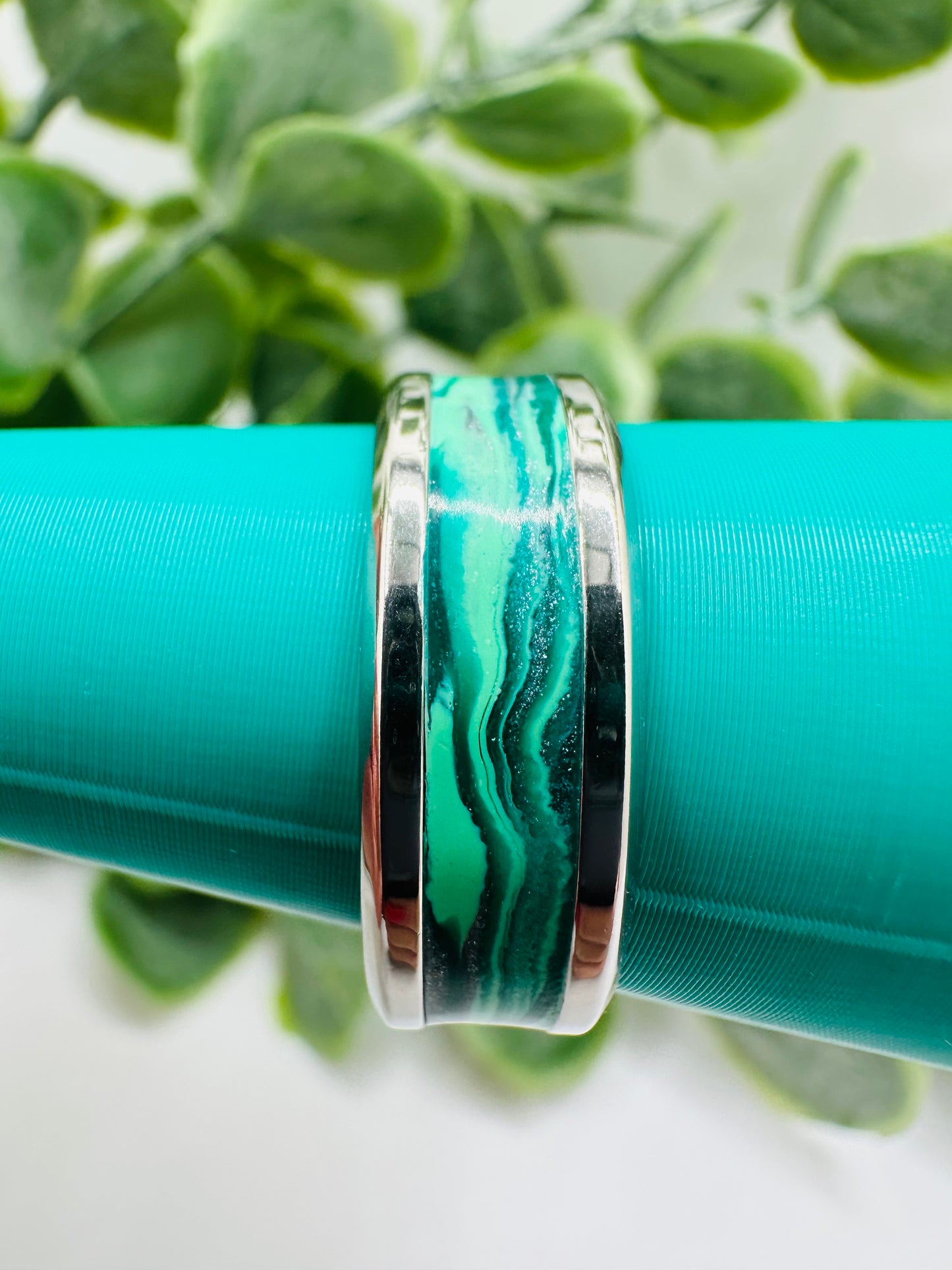Marbled Teal Ring