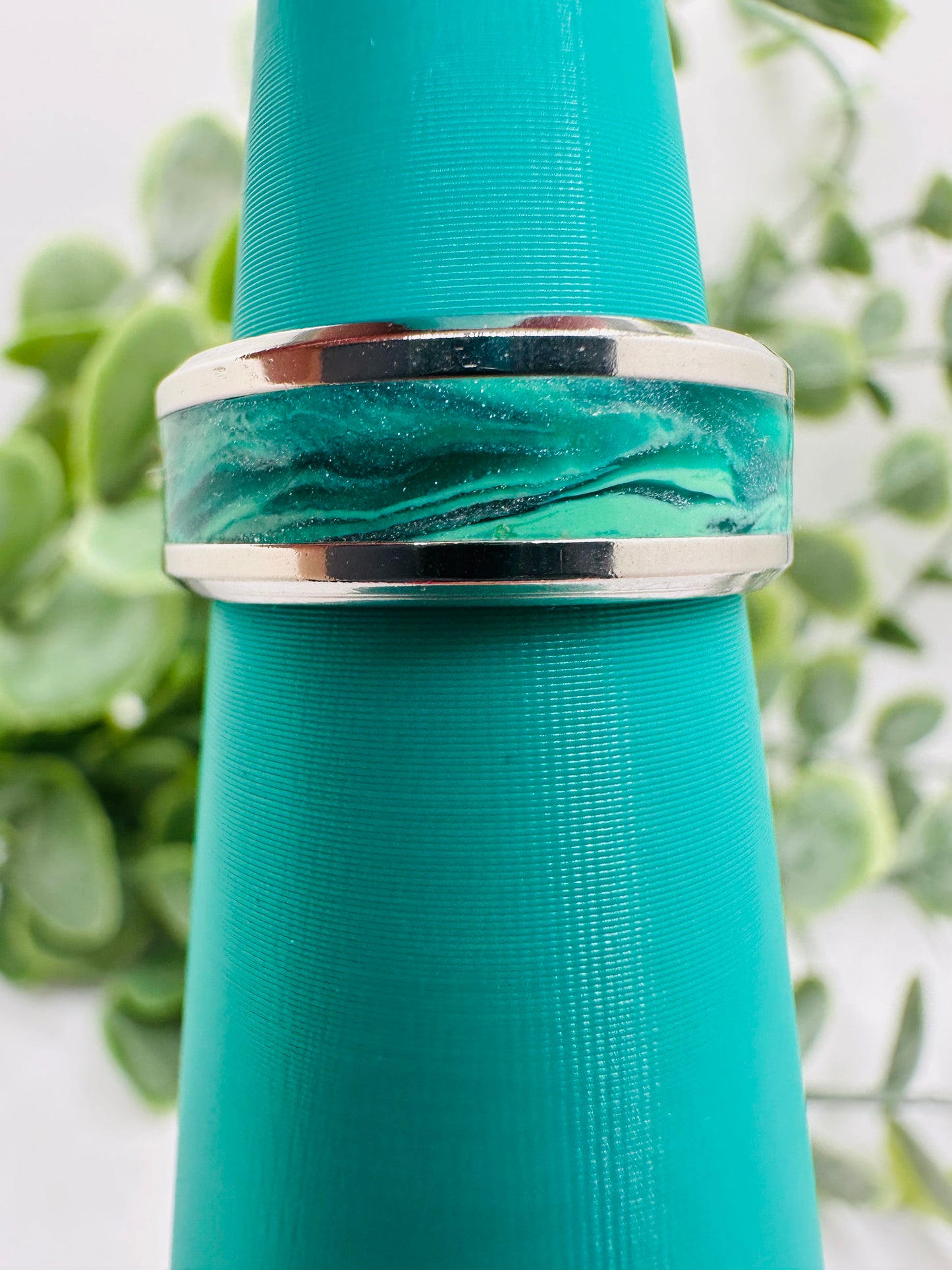 Marbled Teal Ring