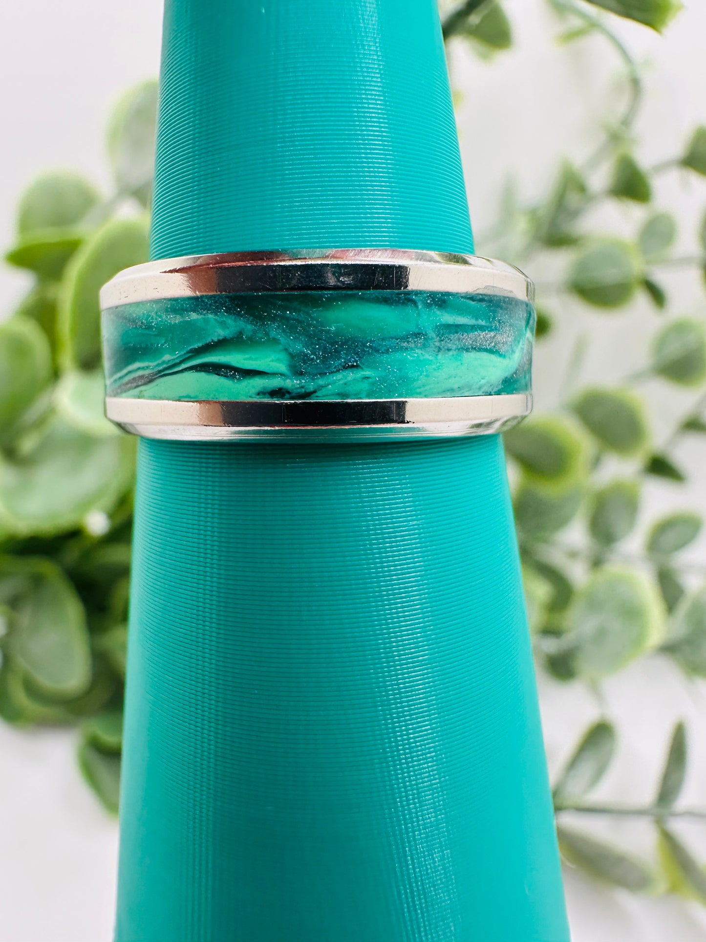 Marbled Teal Ring