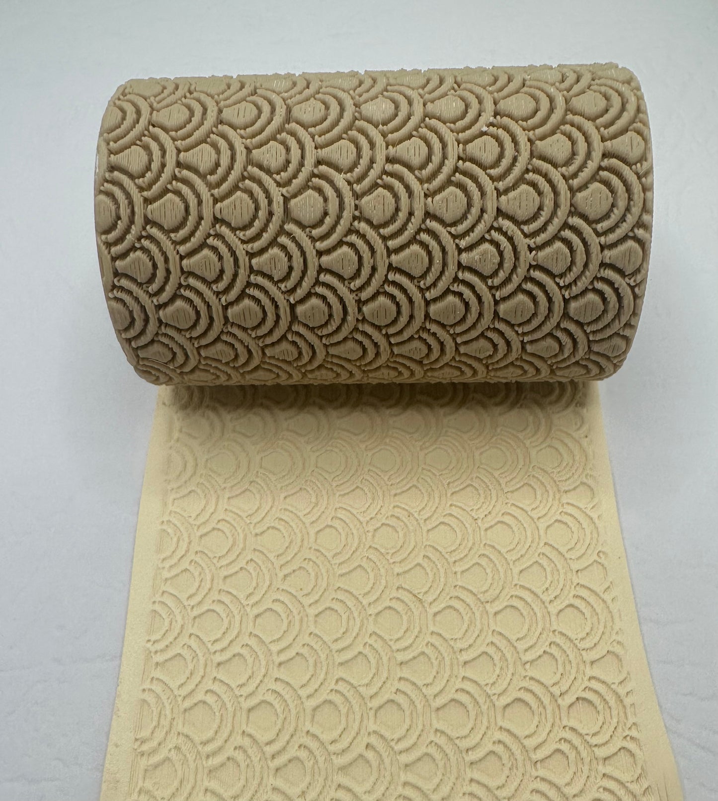 Semicircle Waves Polymer Clay / Cookie Dough Texture Roller