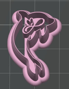 Infinity Heart Dolphin Cookie Cutter / Polymer Clay Cutter