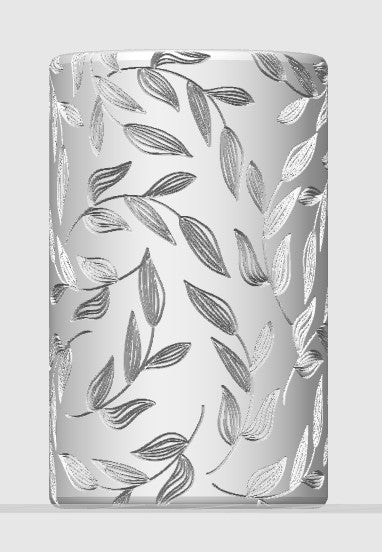 Flowy Leaves Polymer Clay / Cookie Dough Texture Roller