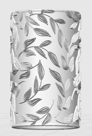 Flowy Leaves Polymer Clay / Cookie Dough Texture Roller