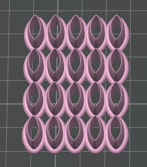 Leaf/Almond Shape Multi Cookie Cutter / Polymer Clay Cutter