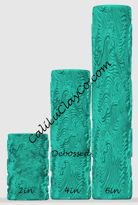 Gorgeous Waves Texture Roller for Polymer Clay/Fondant/Cookie Dough
