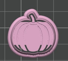 Pumpkin 1 Cookie Cutter / Polymer Clay Cutter