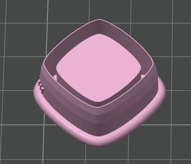 Rounded Square Bezel Cookie Cutter / Clay Cutter
