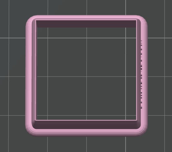 Basic Square Cookie Cutter / Clay Cutter