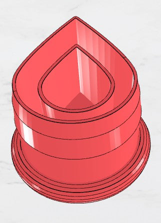 Teardrop Frame Clay Cutter