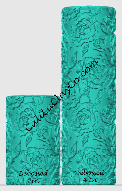 Heirloom Roses #2 Texture Roller for Polymer Clay/Fondant/Cookie Dough