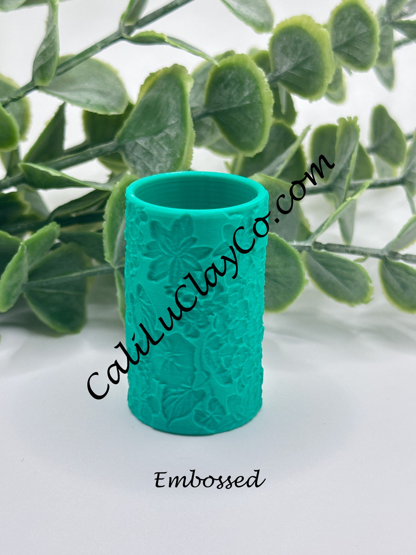Hydrangeas Floral Polymer Clay / Cookie Dough Texture Roller