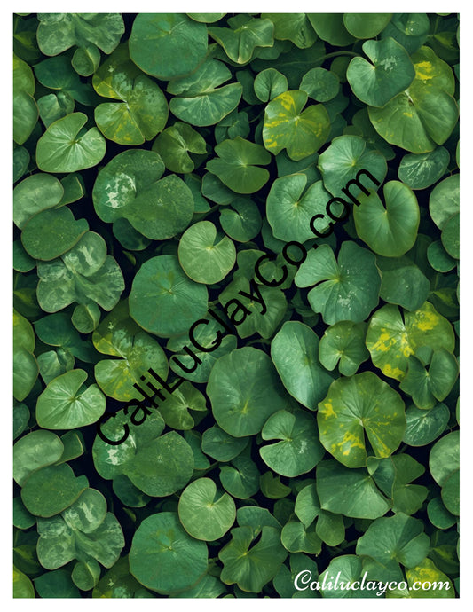 Real Ivy Left & Right Polymer Clay Water-Soluble Transfer Sheet / Tattoo Paper