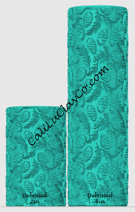 Pinecones & Pineneedles Texture Roller for Polymer Clay/Fondant/Cookie Dough