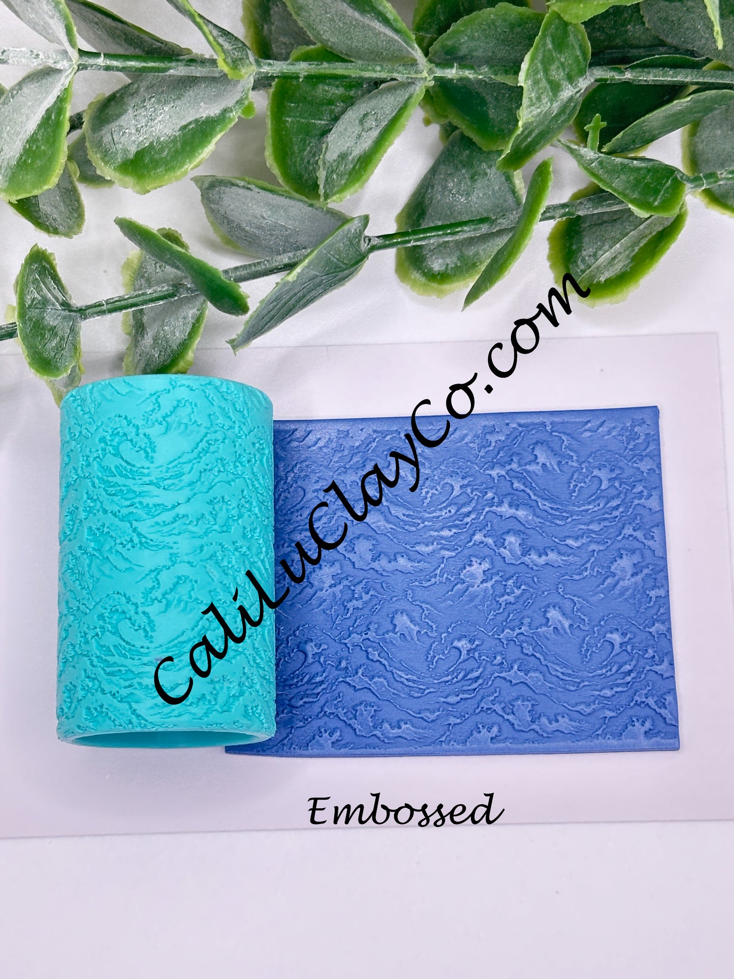 Crashing Waves Texture Roller for Polymer Clay/Fondant/Cookie Dough