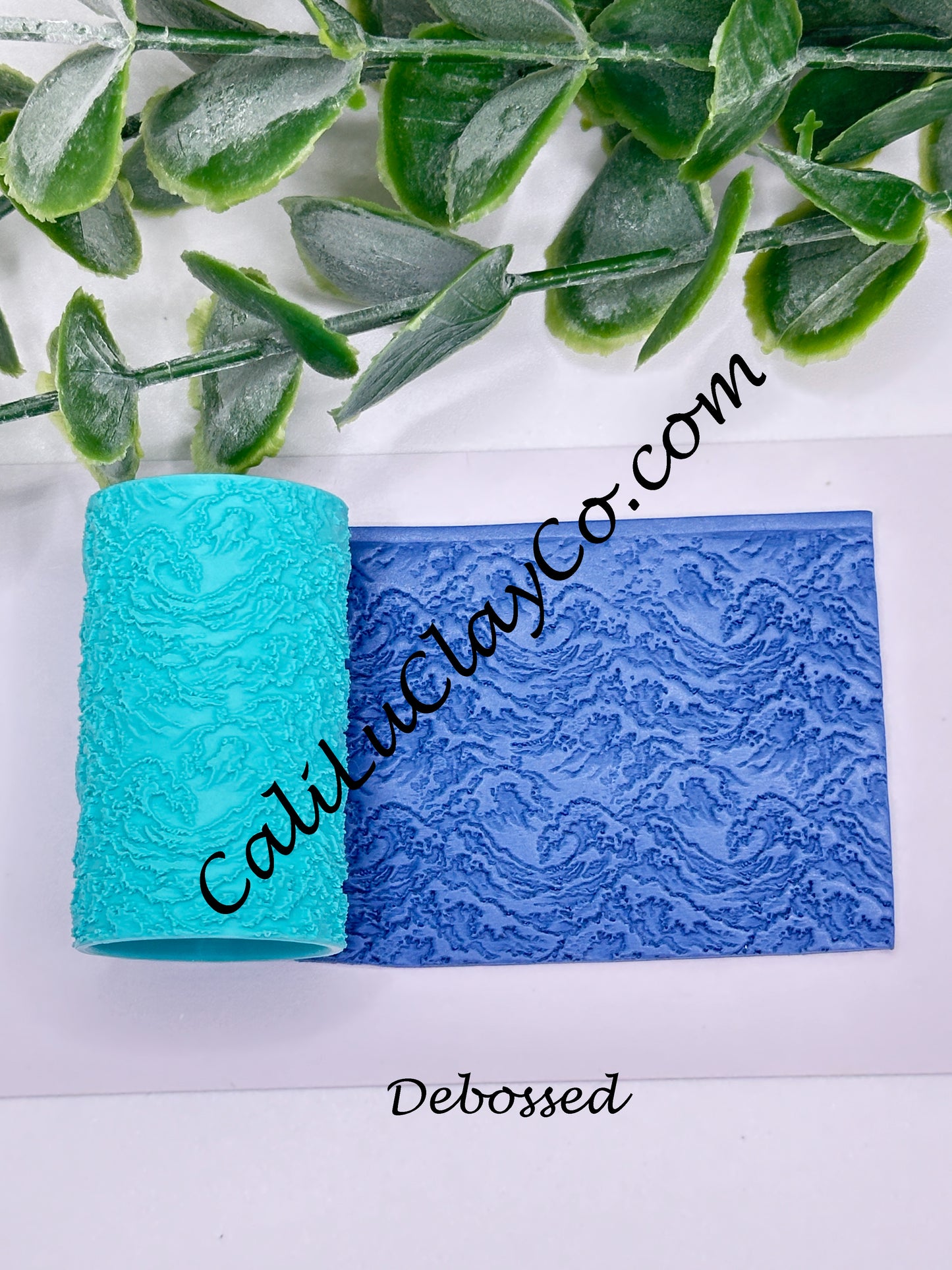 Crashing Waves Texture Roller for Polymer Clay/Fondant/Cookie Dough