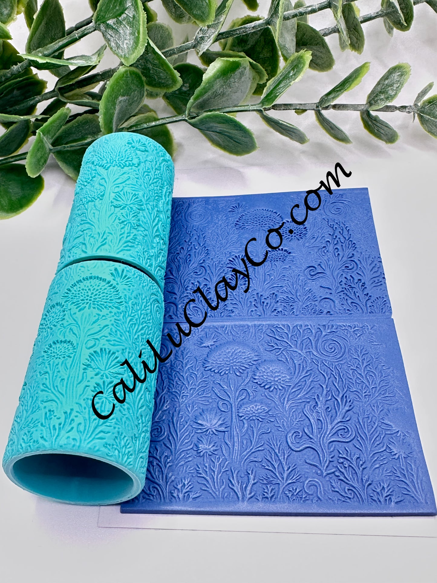 Underwater Botanicals Texture Roller for Polymer Clay/Fondant/Cookie Dough