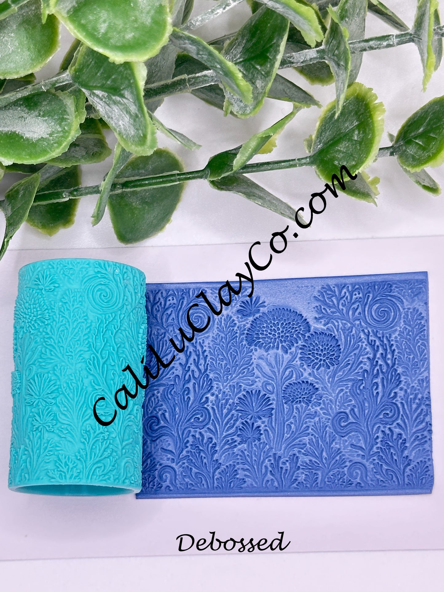 Underwater Botanicals Texture Roller for Polymer Clay/Fondant/Cookie Dough