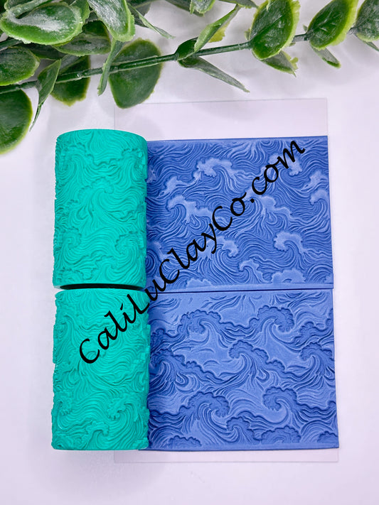 Gorgeous Waves Texture Roller for Polymer Clay/Fondant/Cookie Dough
