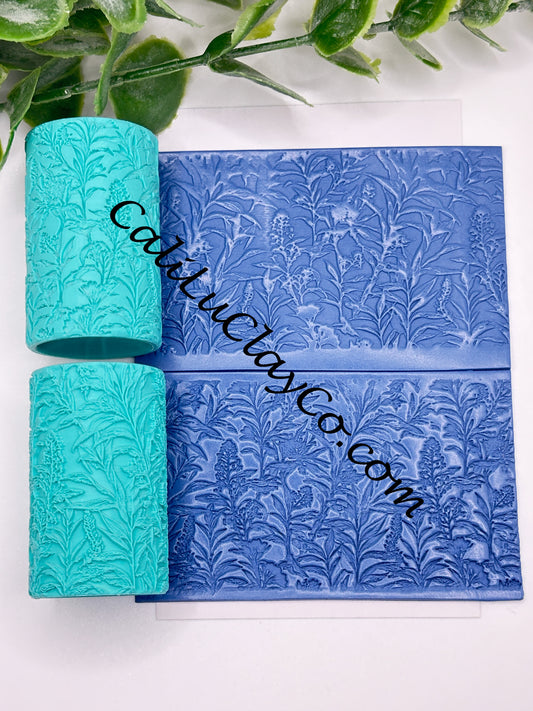 Wild Lavender Texture Roller for Polymer Clay/Fondant/Cookie Dough