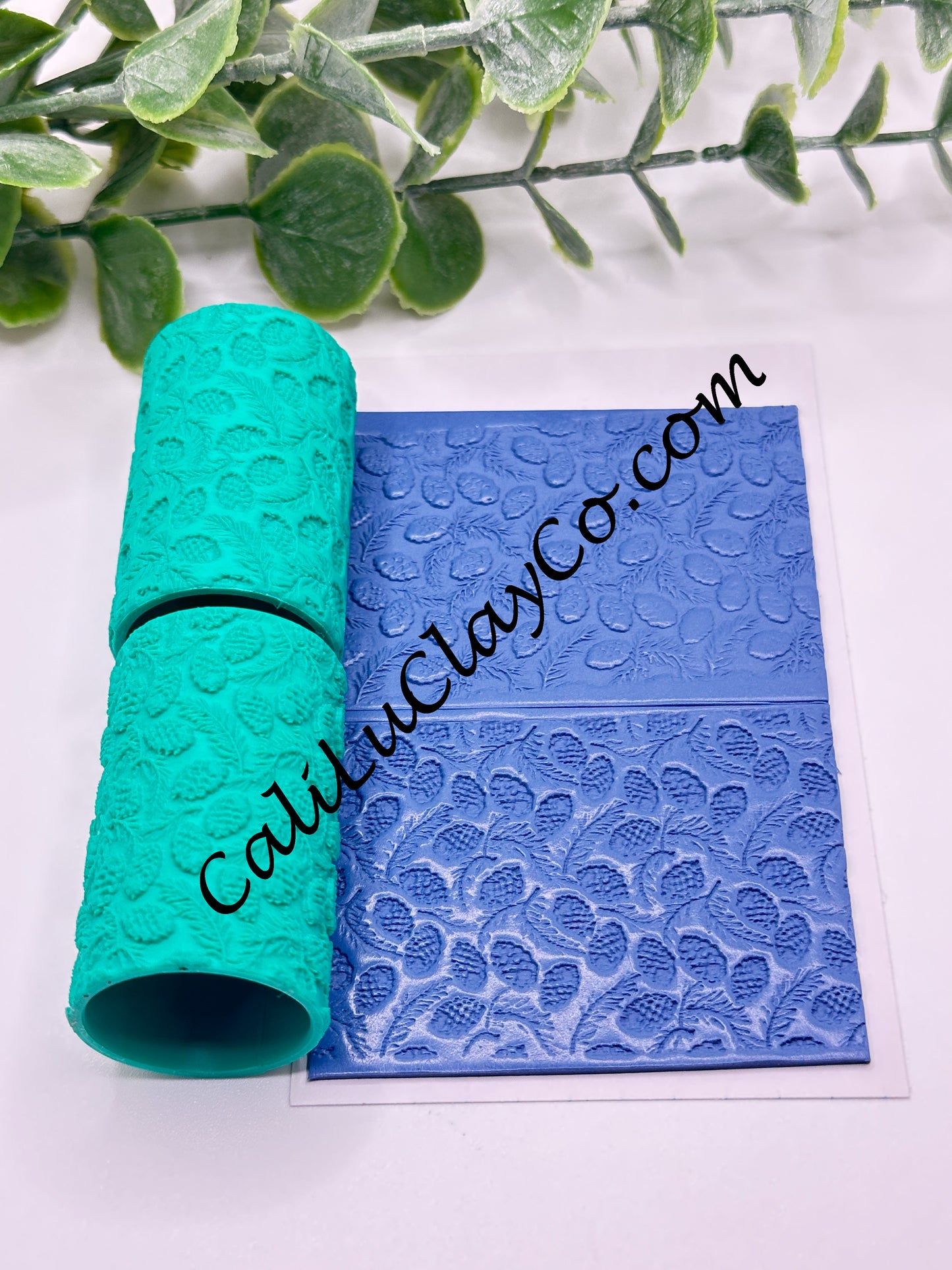 Pinecones & Pineneedles Texture Roller for Polymer Clay/Fondant/Cookie Dough